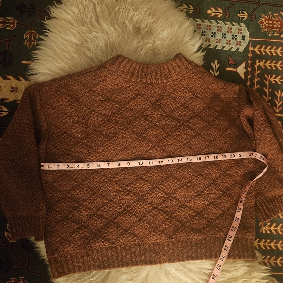 Triangle Tuck Cardigan In Bracken - Picture 10 of 12
